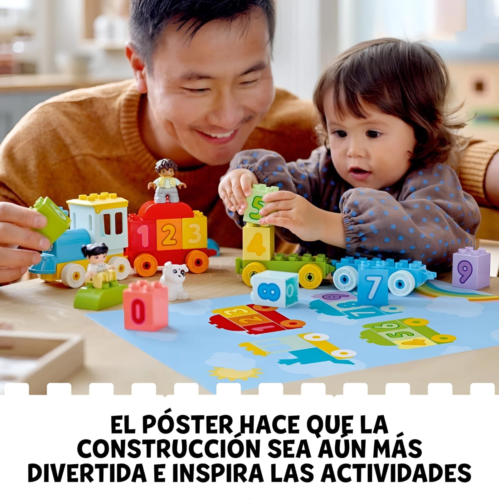 Juego de construcción tren los números Lego Duplo 10954 - Juguete