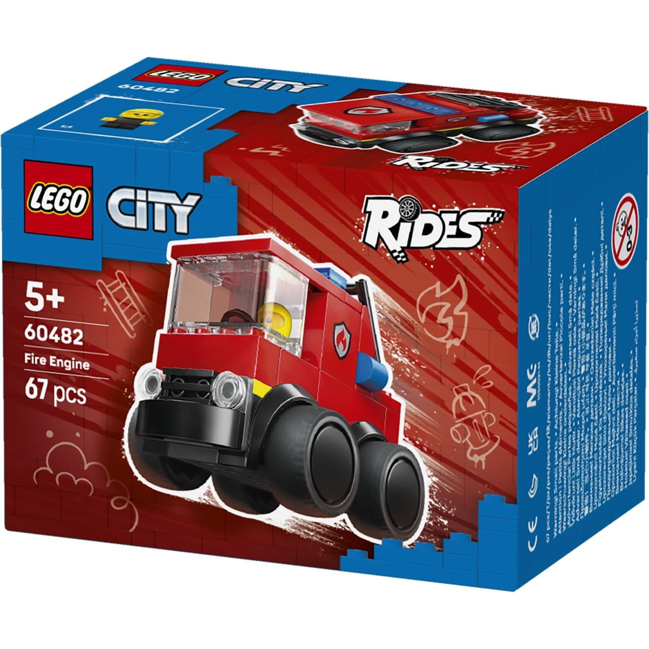 Juego de construcción Vehículos camión bomberos Lego City 60482 - Juguete