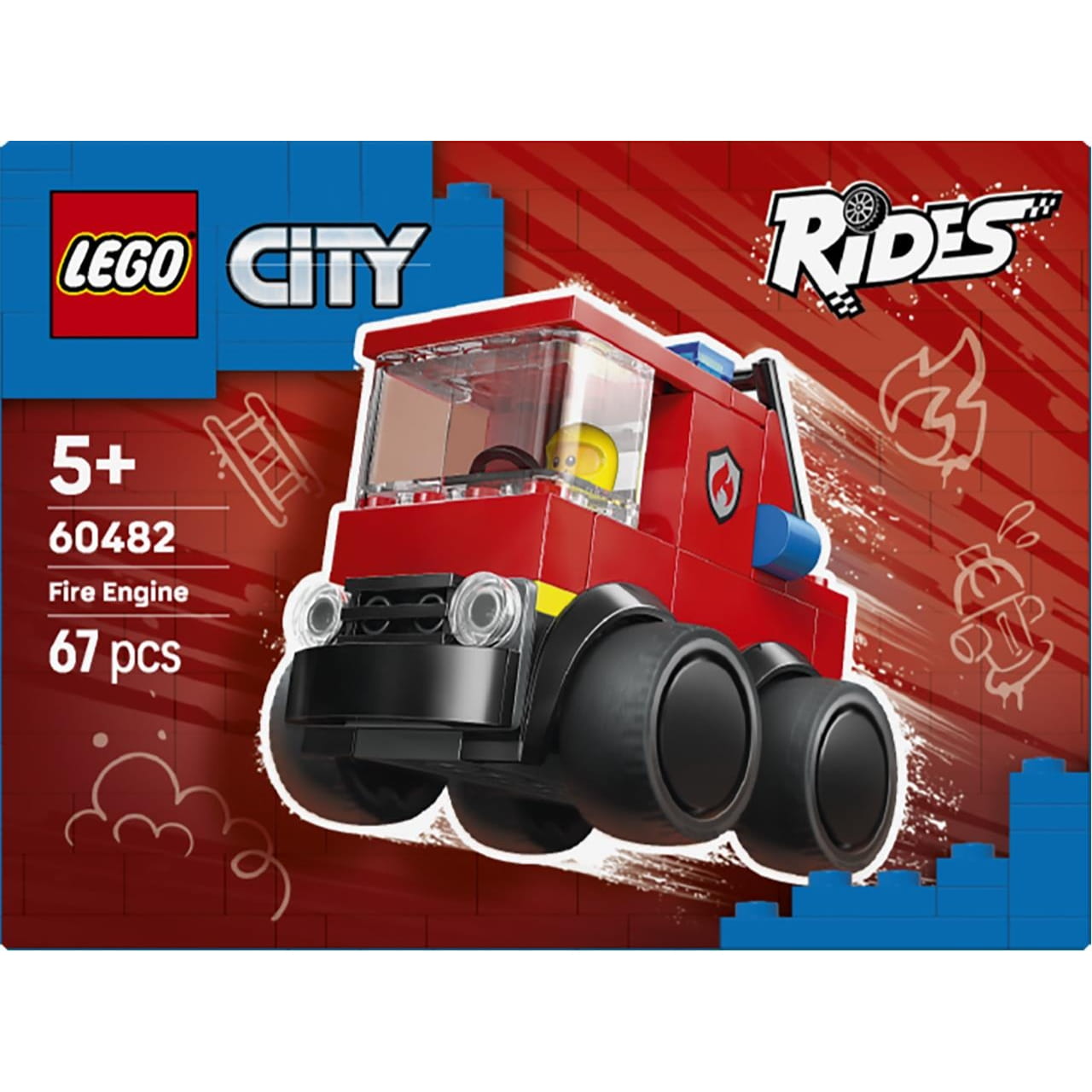 Juego de construcción Vehículos camión bomberos Lego City 60482 - Juguete