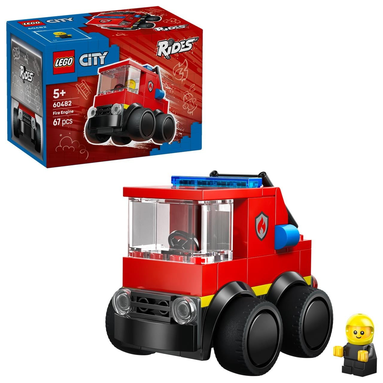 Juego de construcción Vehículos camión bomberos Lego City 60482 - Juguete