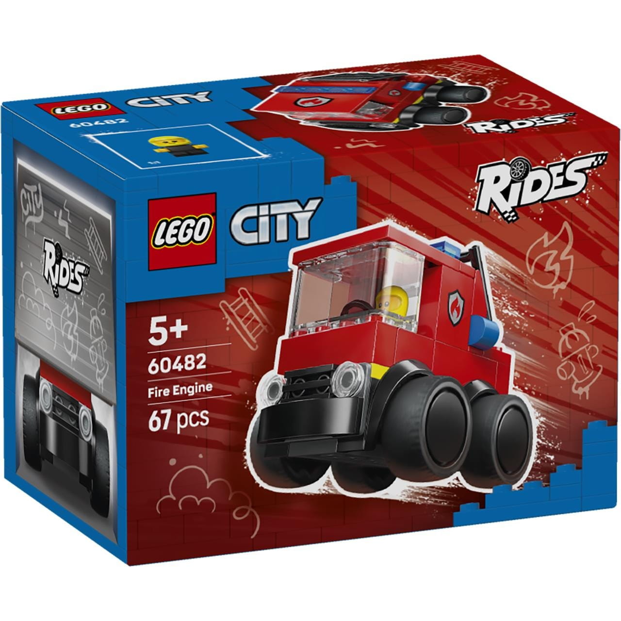 Juego de construcción Vehículos camión bomberos Lego City 60482 - Juguete
