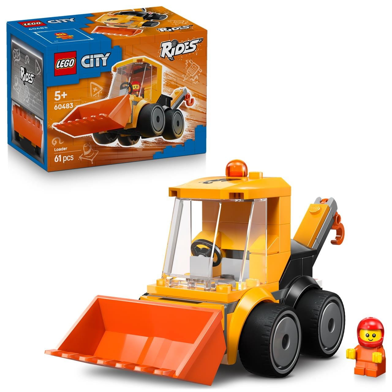 Juego de construcción Vehículos cargadora obra Lego City 60483 - Juguete