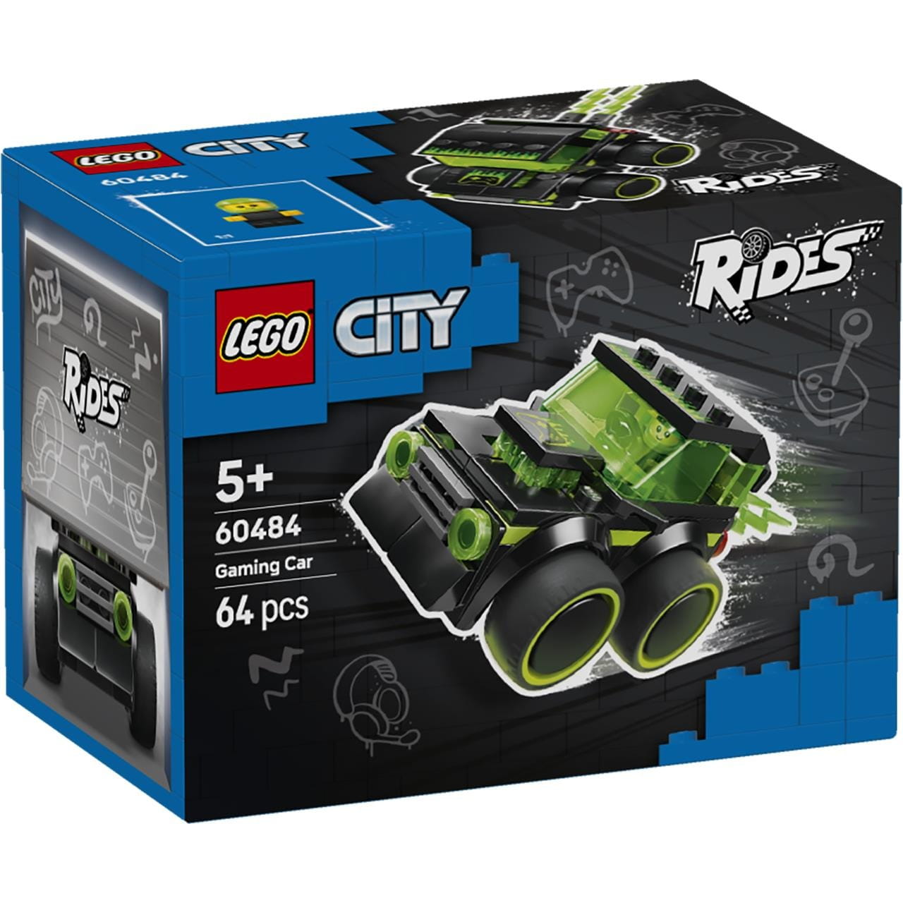 Juego de construcción Vehículos coche carreras videojuego Lego City 60484 - Juguete