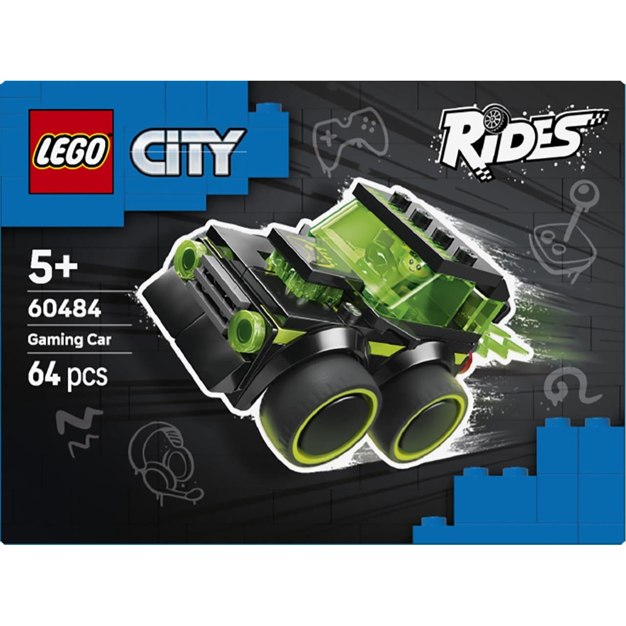 Juego de construcción Vehículos coche carreras videojuego Lego City 60484 - Juguete