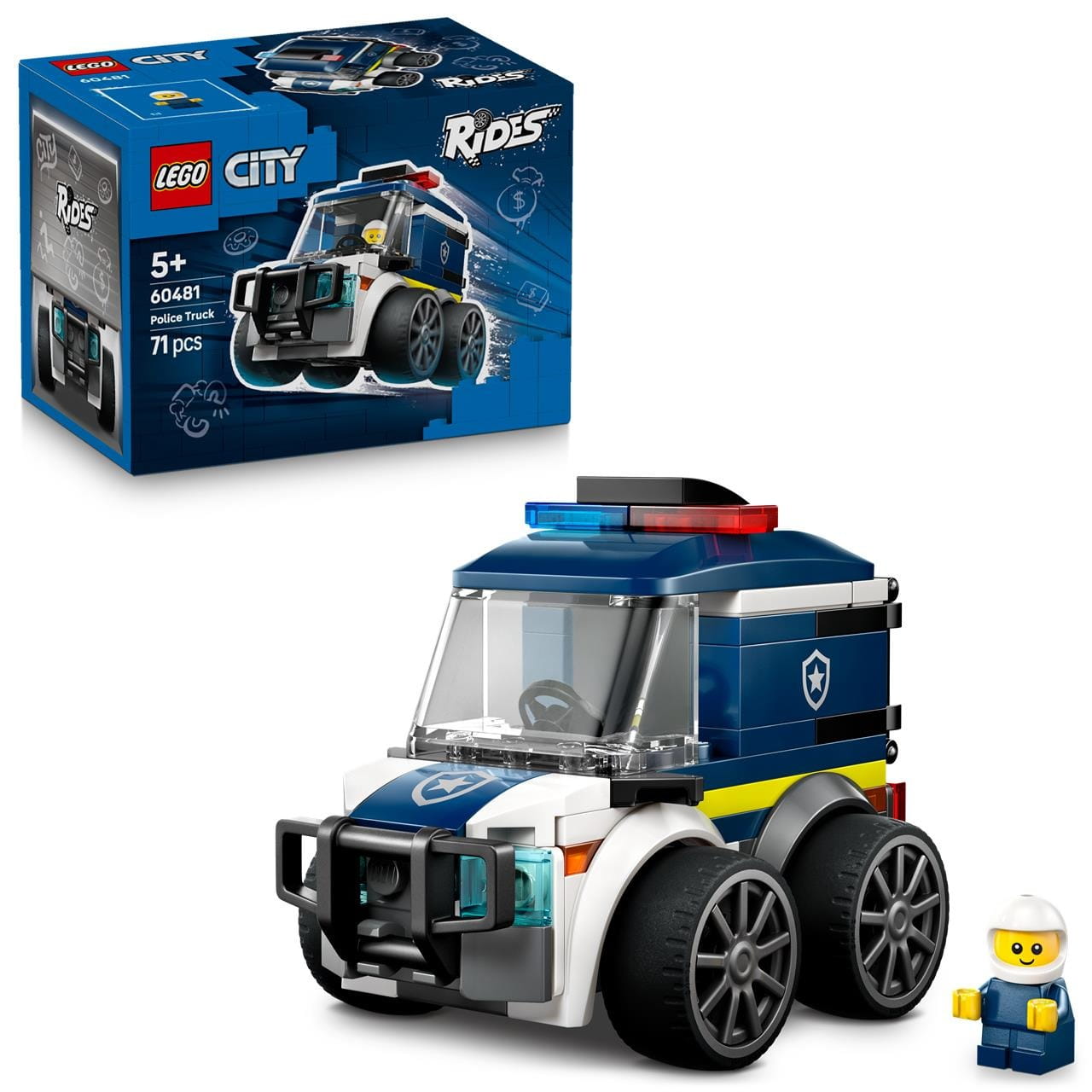 Juego de construcción Vehículos furgoneta policía Lego City 60481 - Juguete