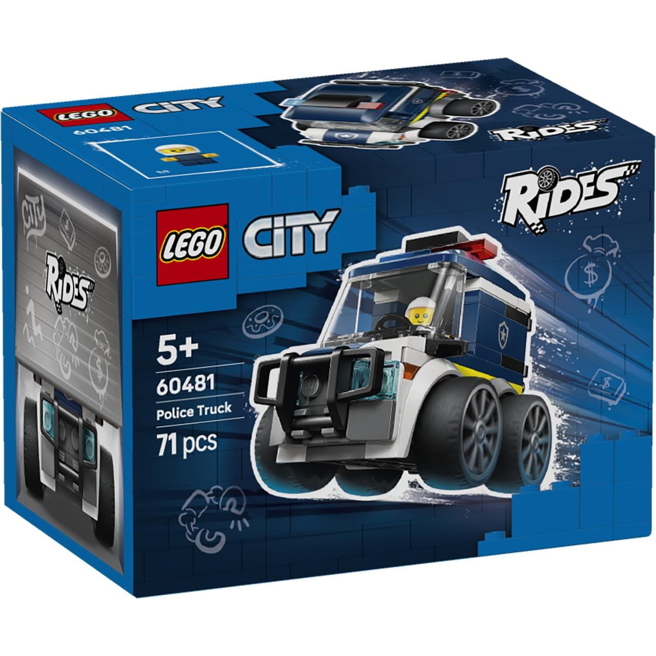 Juego de construcción Vehículos furgoneta policía Lego City 60481 - Juguete