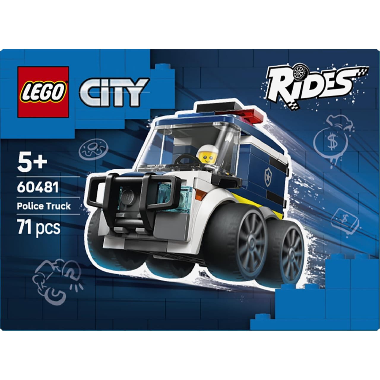 Juego de construcción Vehículos furgoneta policía Lego City 60481 - Juguete