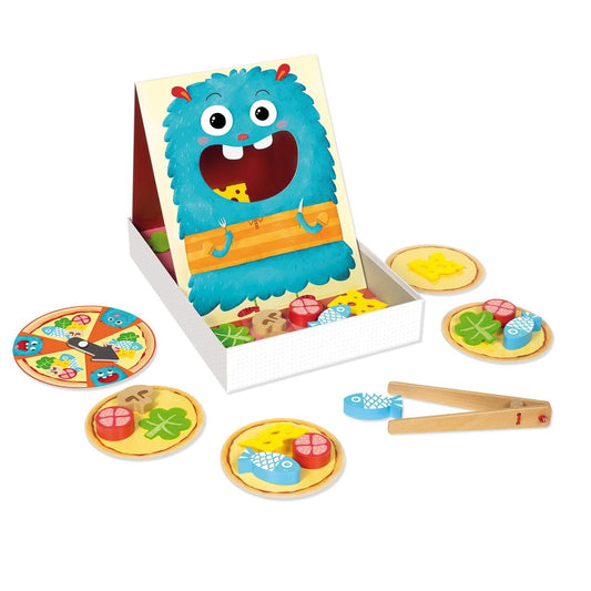 Juego de destreza Hungry Monster madera ’Goula’ - Juguete