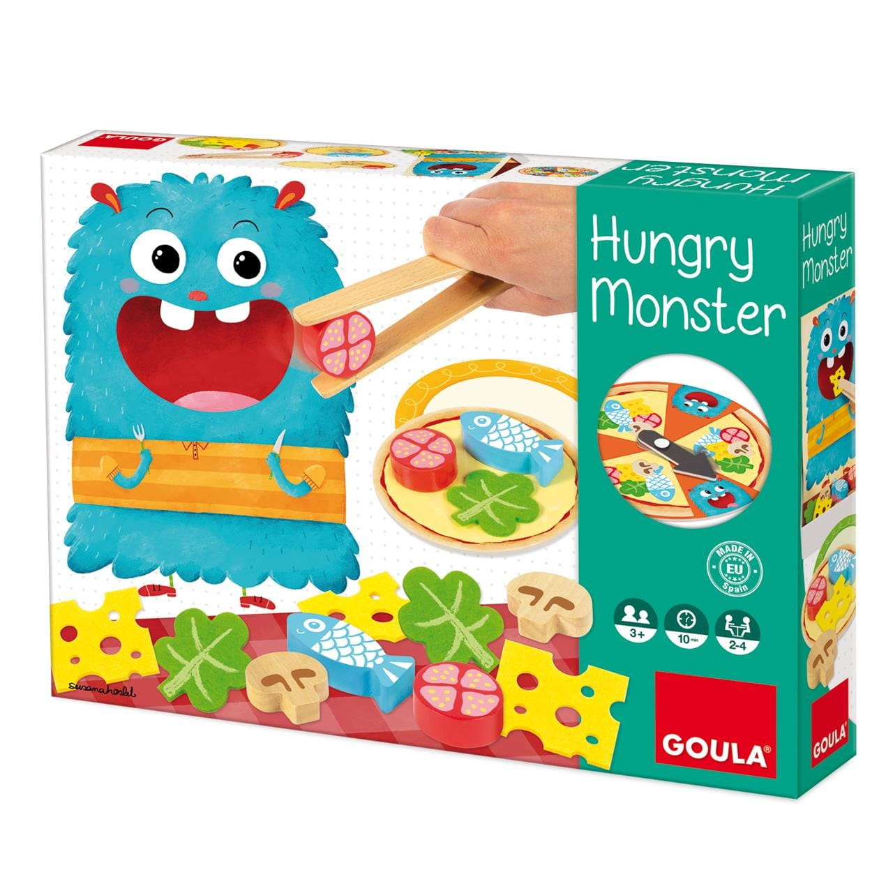 Juego de destreza Hungry Monster madera ’Goula’ - Juguete