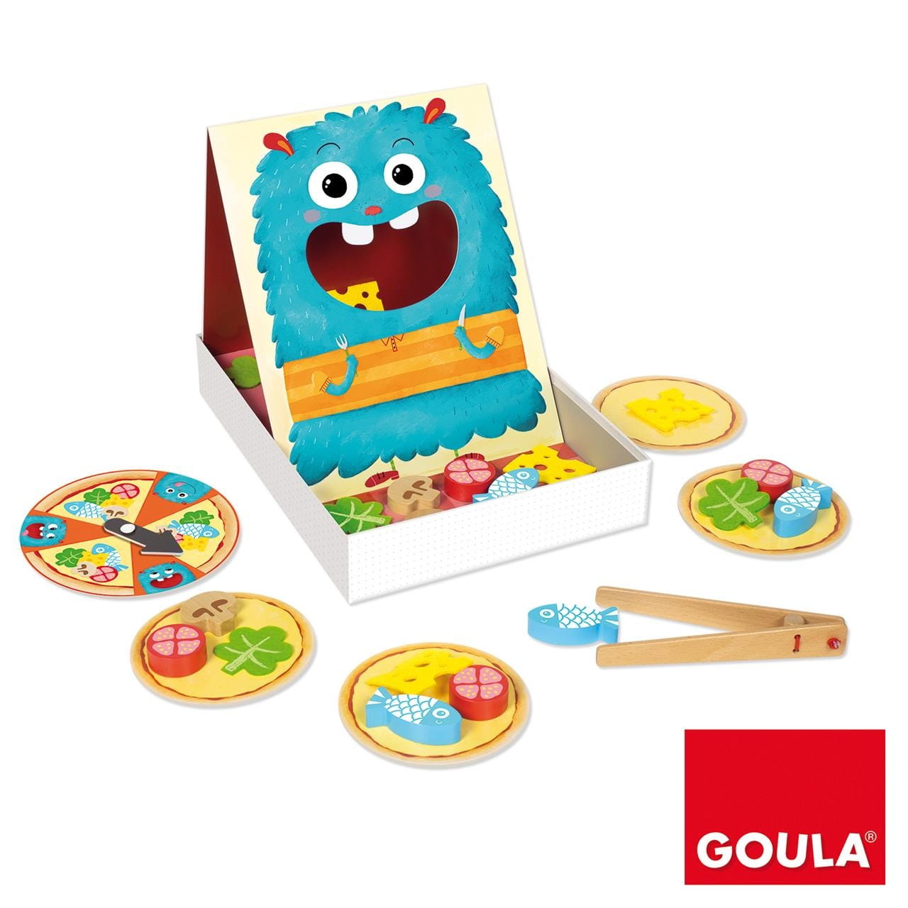 Juego de destreza Hungry Monster madera ’Goula’ - Juguete