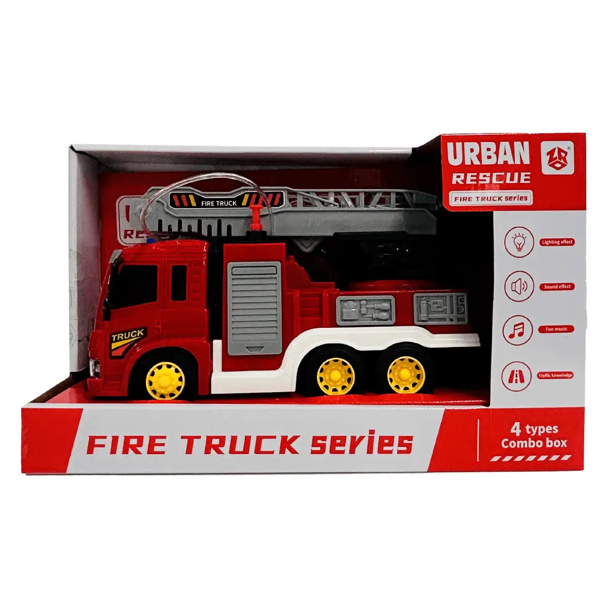 Juguete camión de bombero inercial- Regalo para Niños