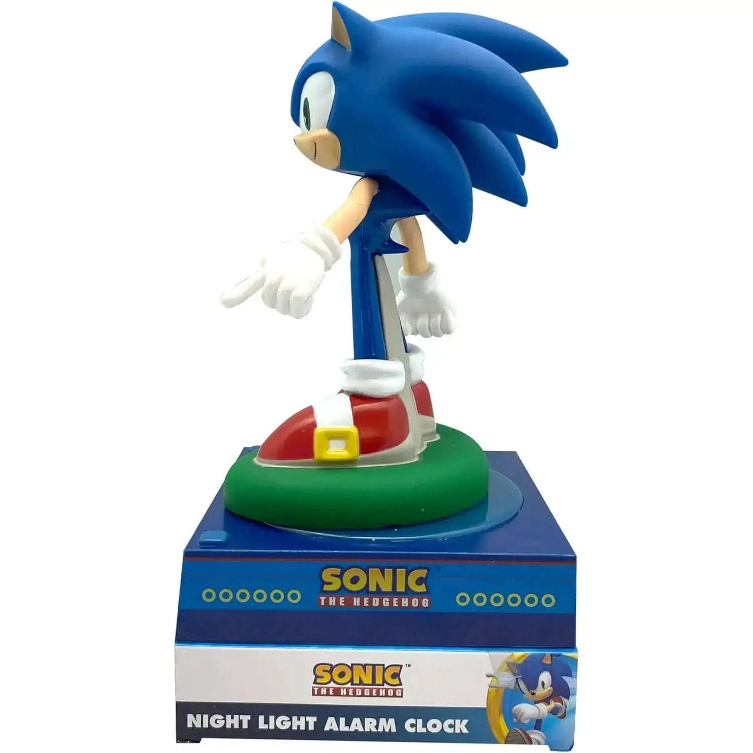 Lámpara infantil 3D con despertador SONIC 25cm