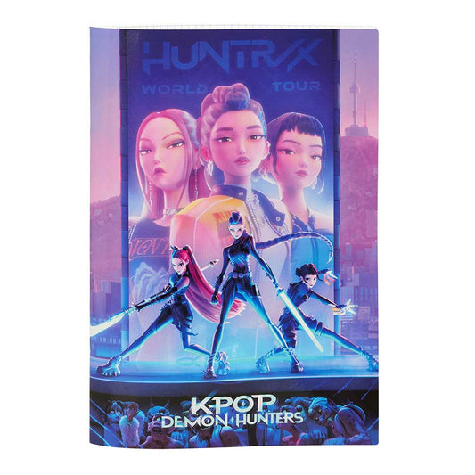 Libreta grapada A4 K-POP Demon Hunters - Huntrix 40 hojas - libreta