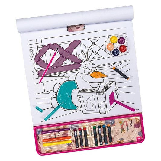 Libro de pegatinas para pintar Giga Block Frozen 5 en 1