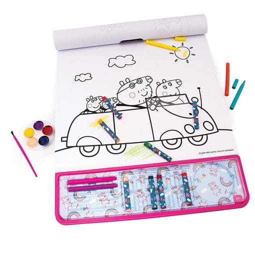 Libro de pegatinas para pintar Giga Block Peppa Pig 5 en 1