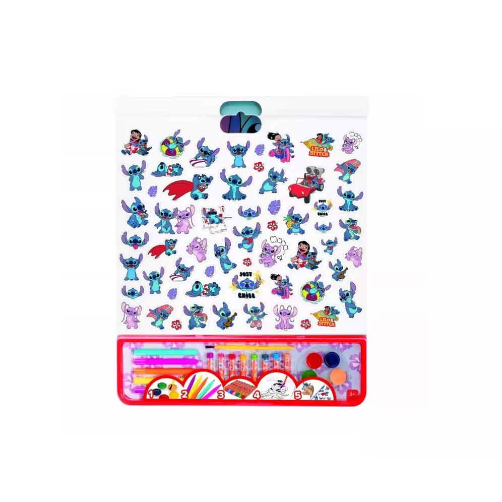 Libro de pegatinas para pintar Giga Block Stitch 5 en 1