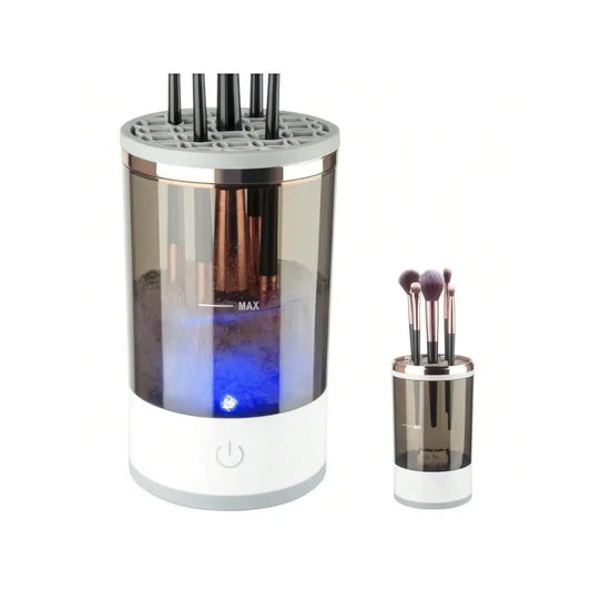 Limpiador de brochas maquillaje eléctrico con USB