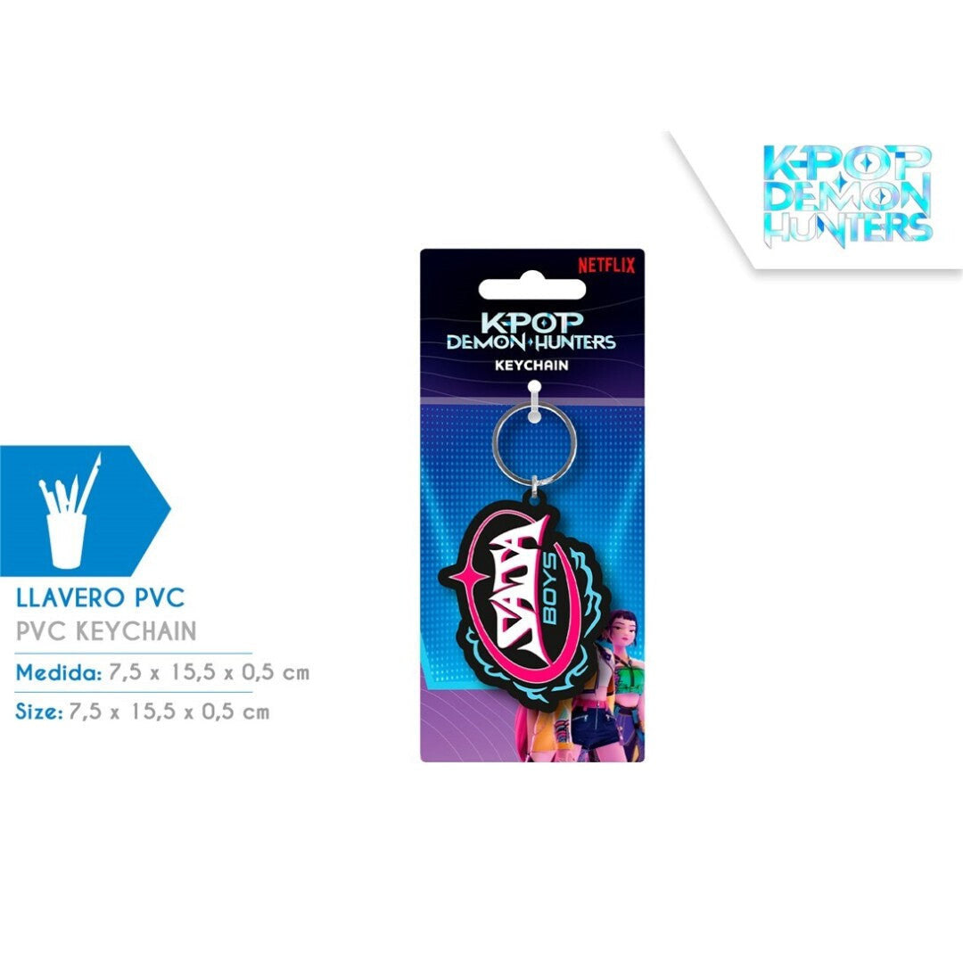 Llavero SAJA BOYS de PVC K-POP DEMON HUNTERS