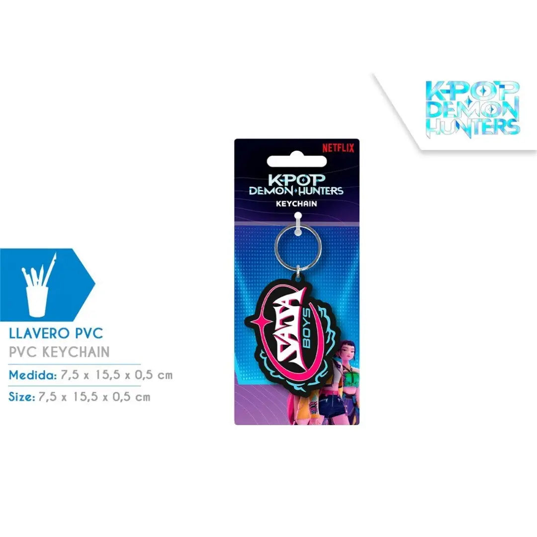 Llavero SAJA BOYS de PVC K-POP DEMON HUNTERS