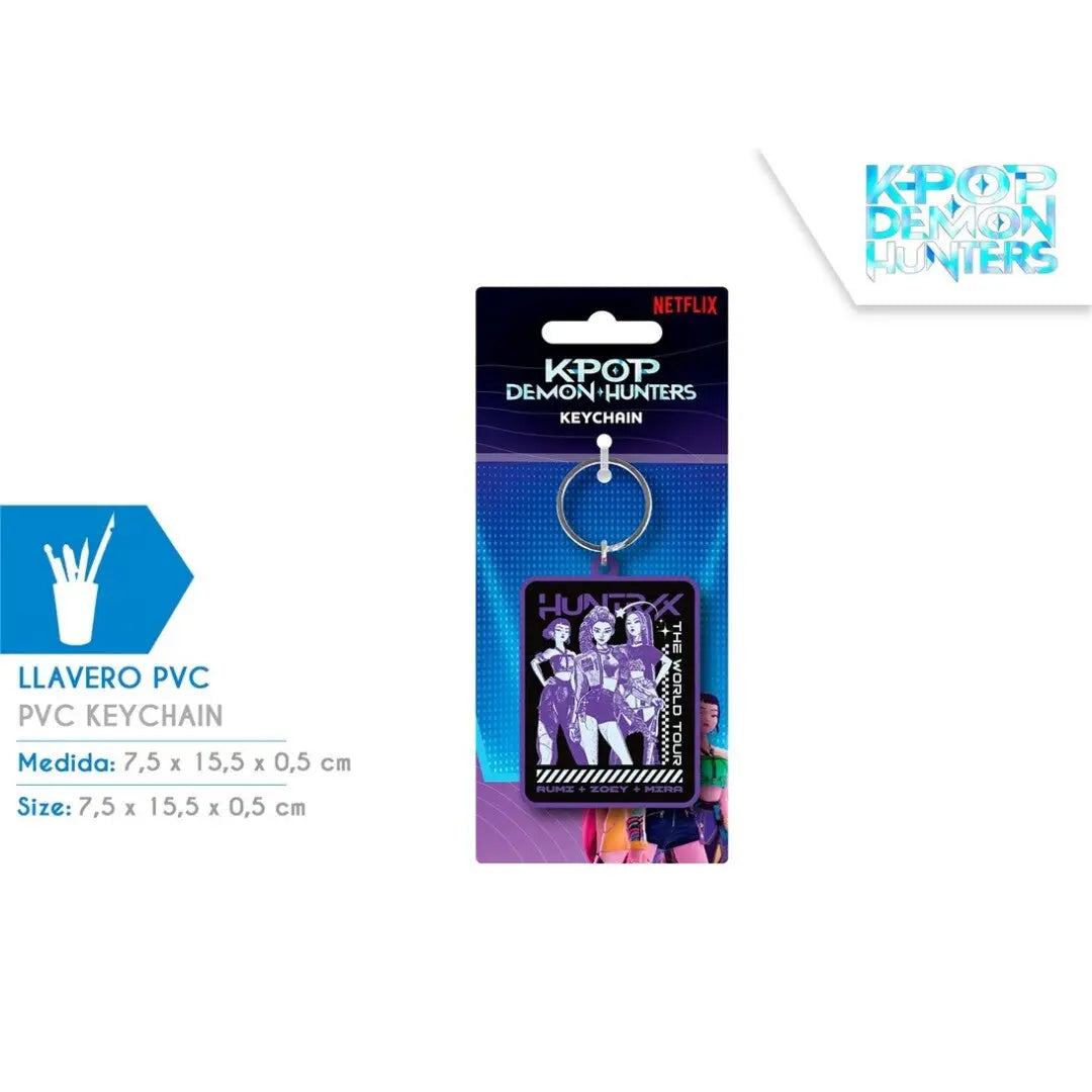 Llavero the world tour de PVC K-POP DEMON HUNTERS