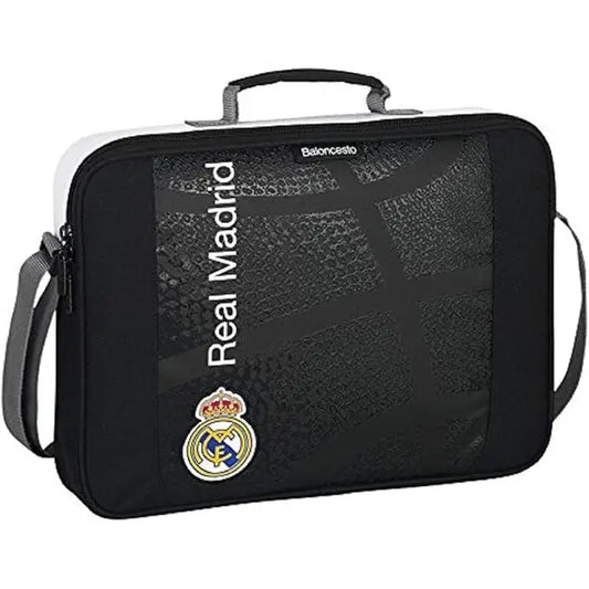 Maletín cartera extraescolares REAL MADRID 30x40cm - Mochila