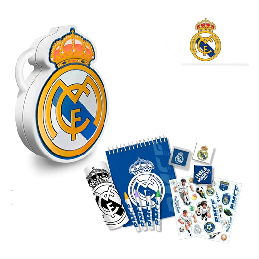 Maletín infantil 3D REAL MADRID con papelería - Material escolar