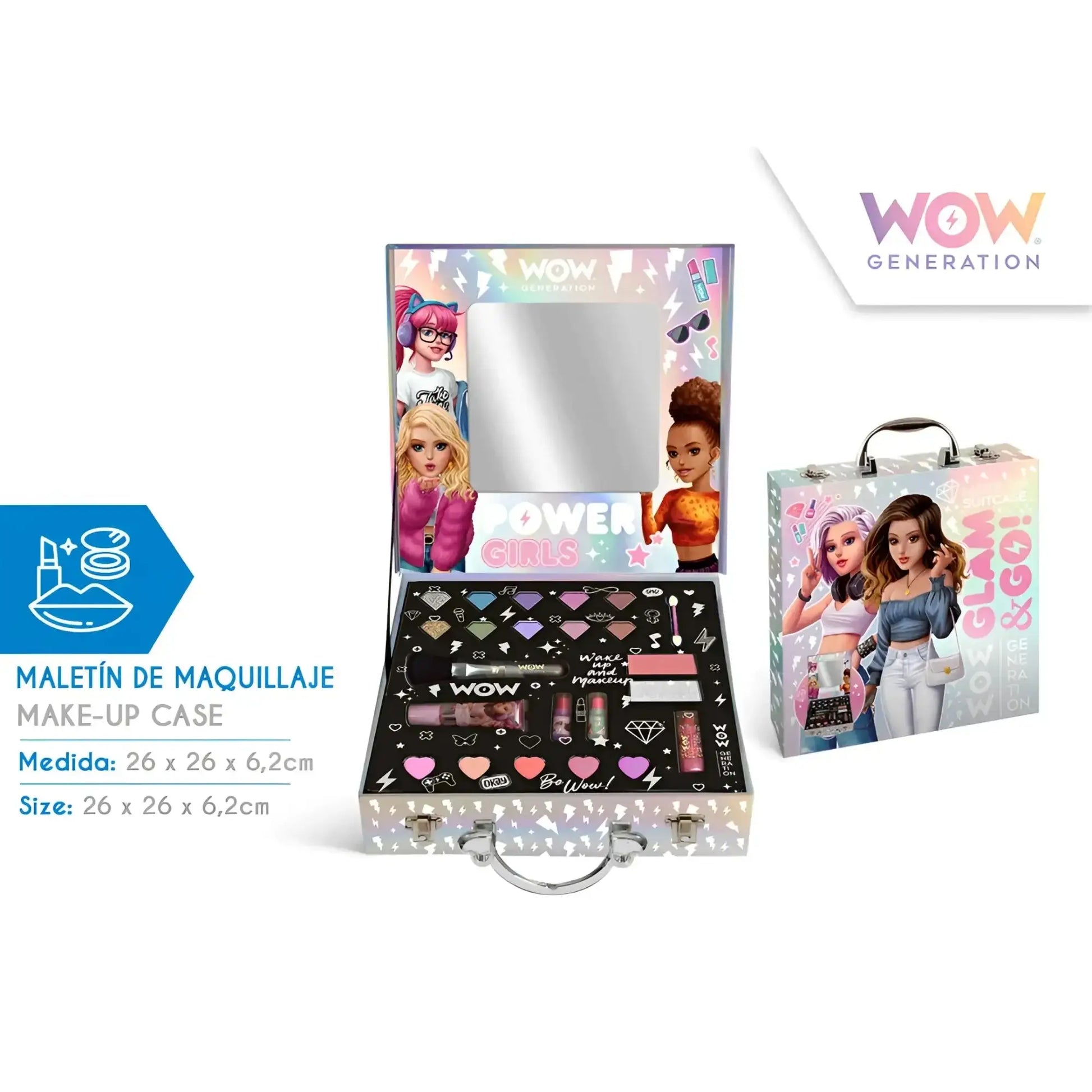 Maletín maquillaje glam and go WOW GENERATION 26x26x6 - maletin