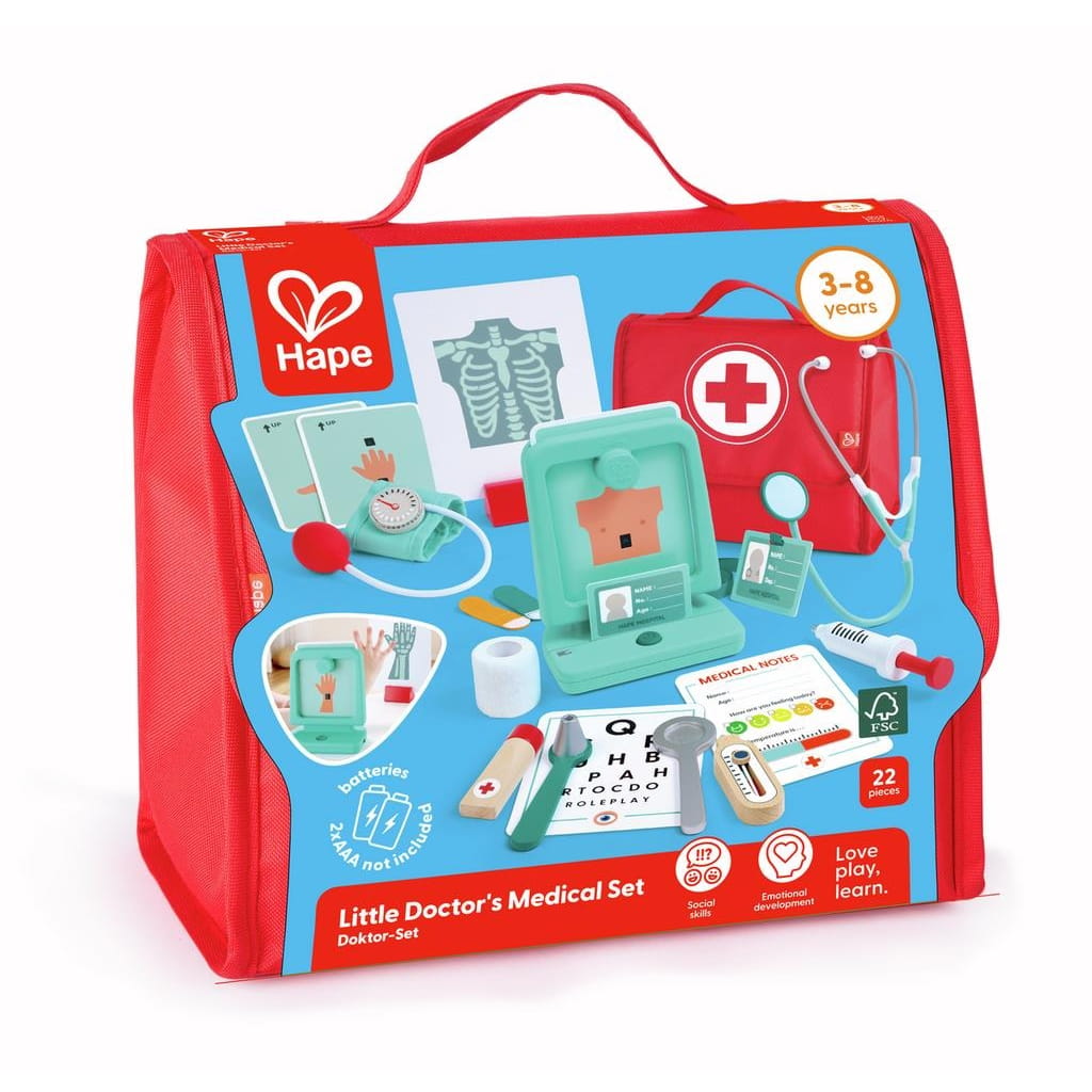 Maletín de médico doctor Playset 3-8 años Hape - Juguete