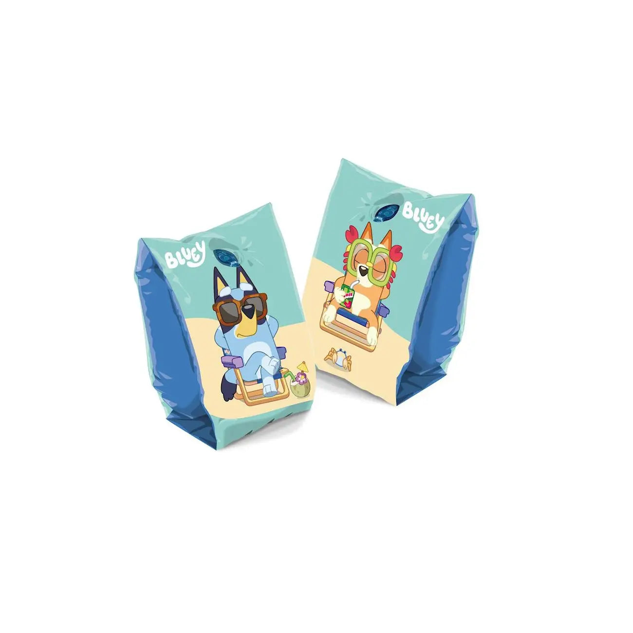 Manguitos brazaletes Bluey para playa piscina niños niñas 25x15x15cm