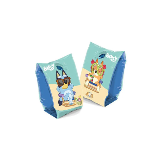 Manguitos brazaletes Bluey para playa piscina niños niñas 25x15x15cm