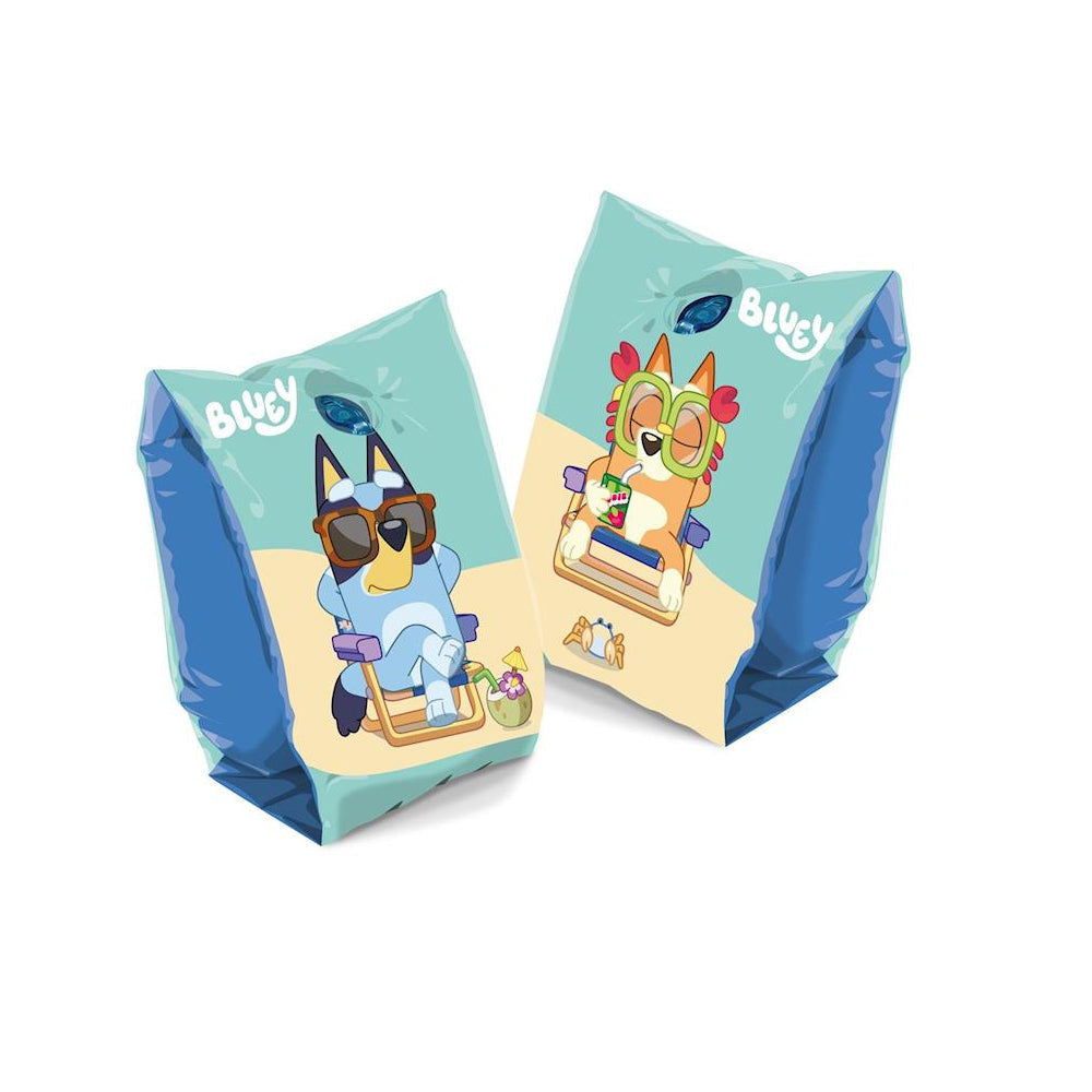 Manguitos brazaletes Bluey para playa piscina niños niñas 25x15x15cm