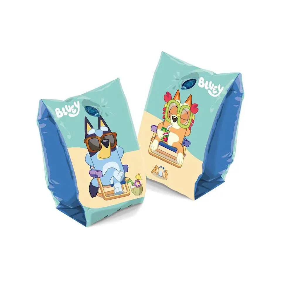 Manguitos brazaletes Bluey para playa piscina niños niñas 25x15x15cm
