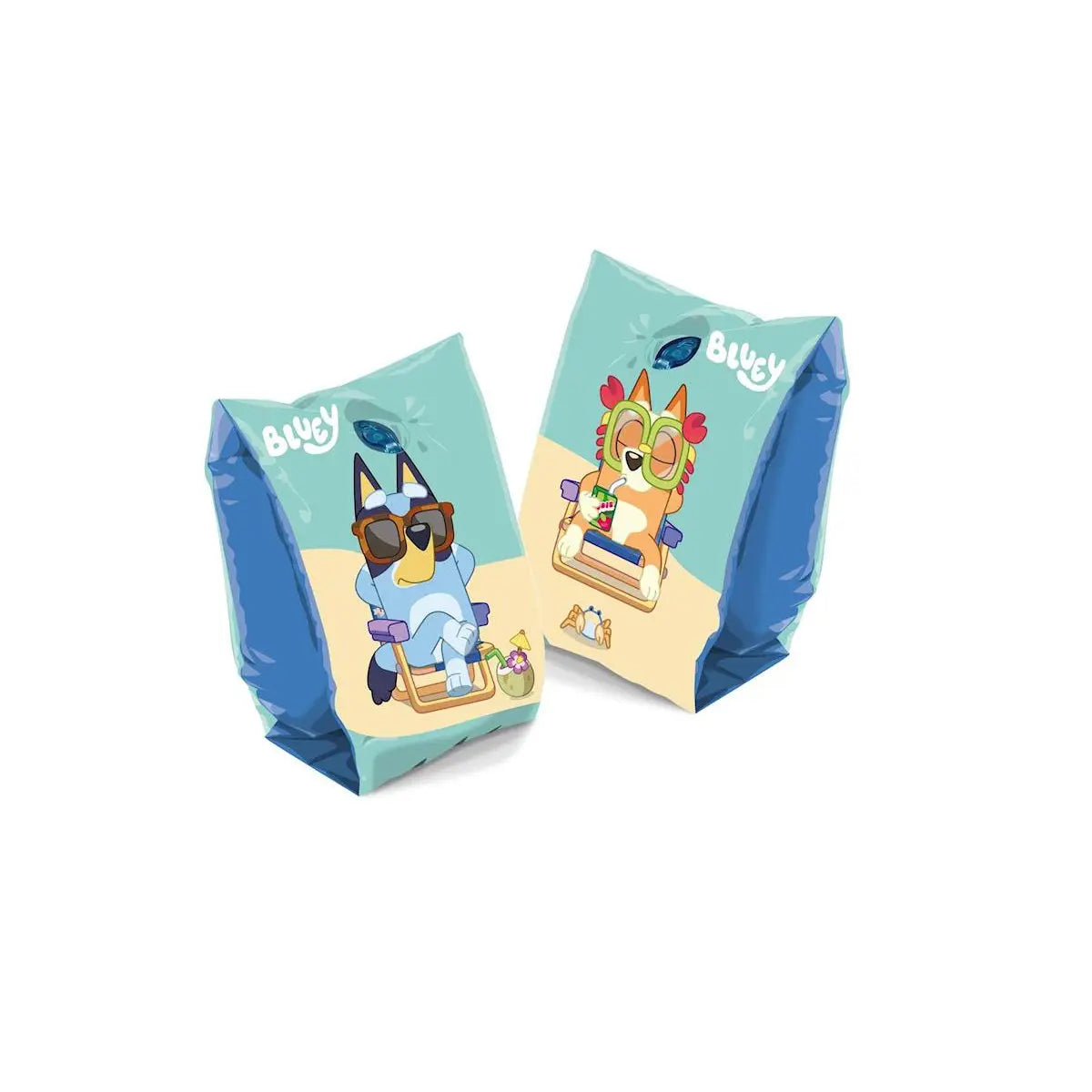 Manguitos brazaletes Bluey para playa piscina niños niñas 25x15x15cm