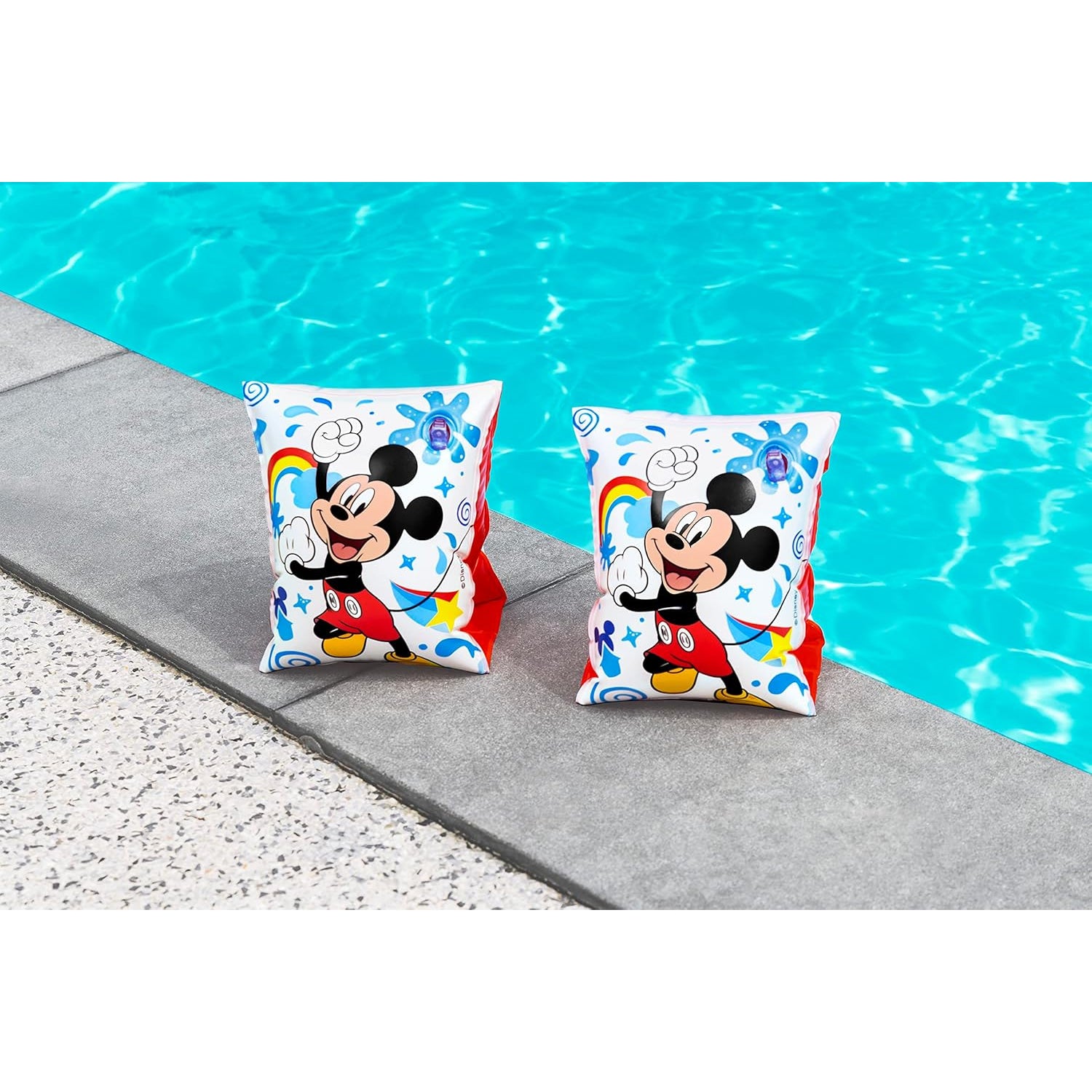 Manguitos hinchables Mickey Mouse 23x15cm (2 unidades) - Piscina