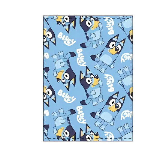 Manta coralina BLUEY 100x140cm