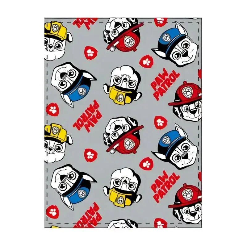 Manta coralina PATRULLA CANINA 100x140cm