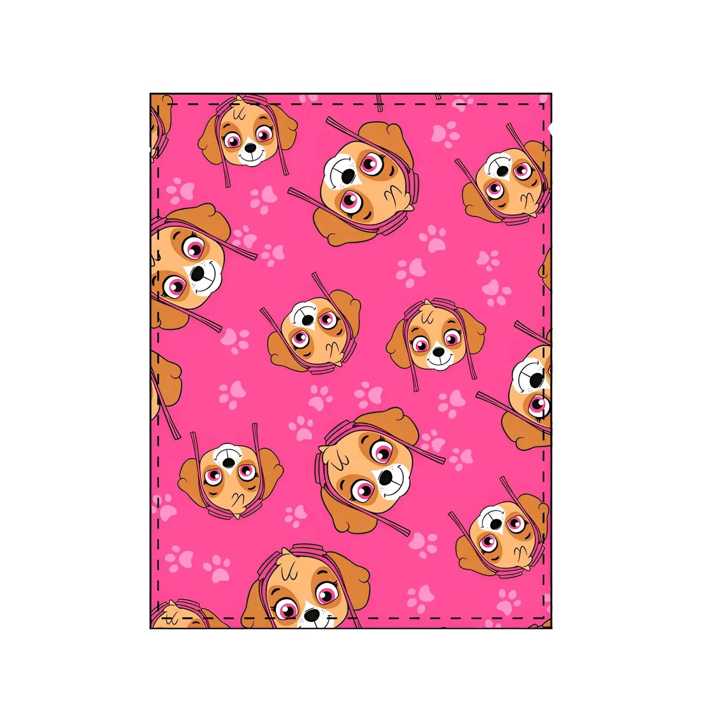 Manta coralina PATRULLA CANINA SKYE 100x140cm