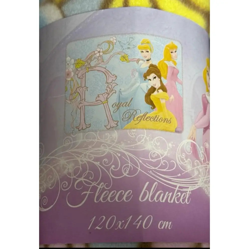 Manta polar infantil Princesas Disney 140x120 cm suave y cálida