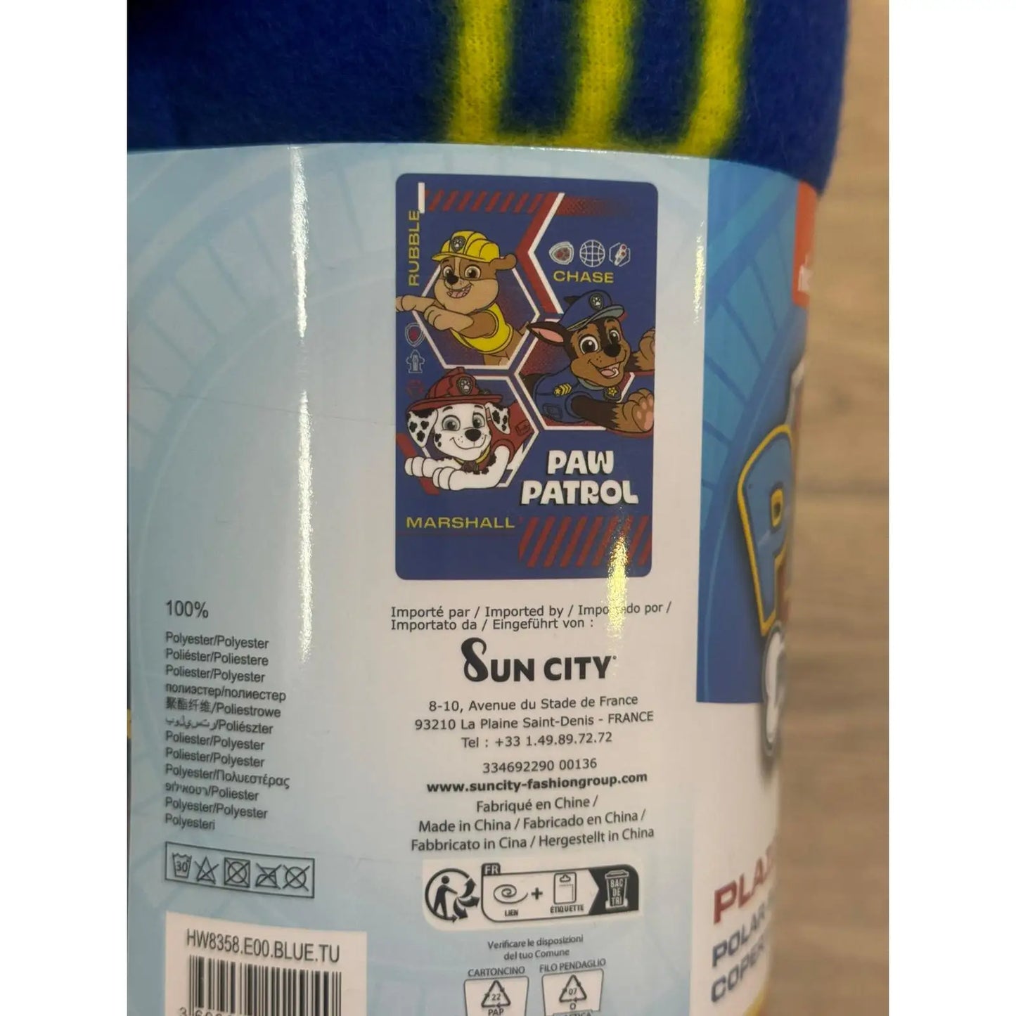 Manta polar PATRULLA CANINA 100x150cm