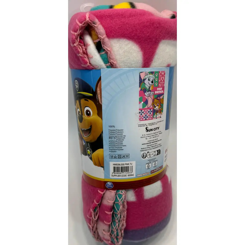 Manta Polar Patrulla Canina Everest y Skye 140x100 cm