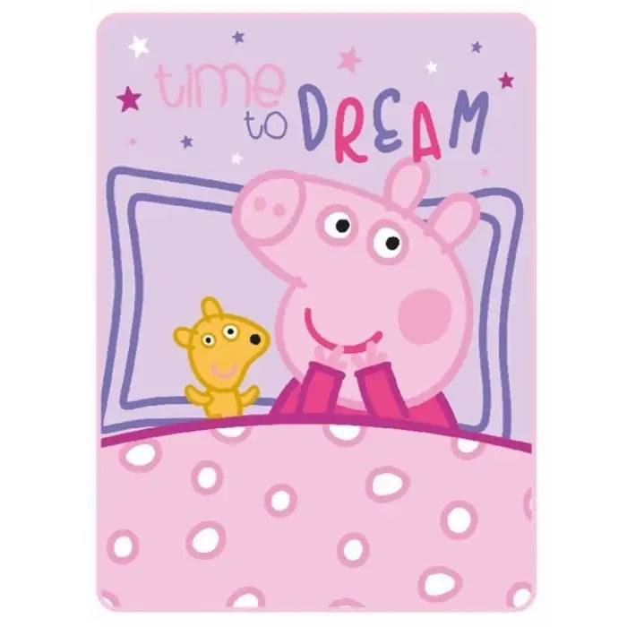 Manta polar PEPPA PIG 100x140cm
