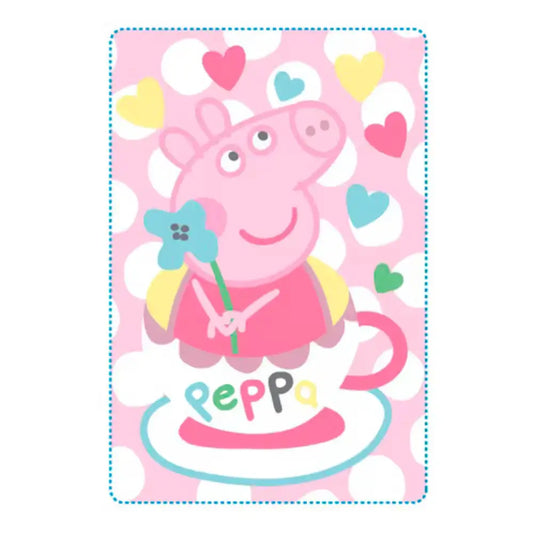 Manta polar PEPPA PIG 100x150cm