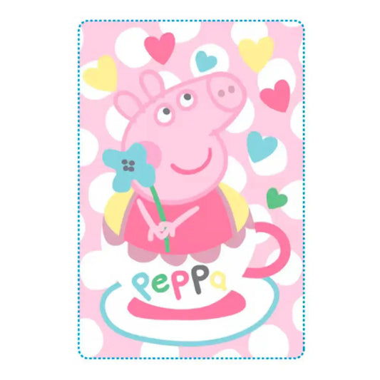 Manta polar PEPPA PIG 100x150cm