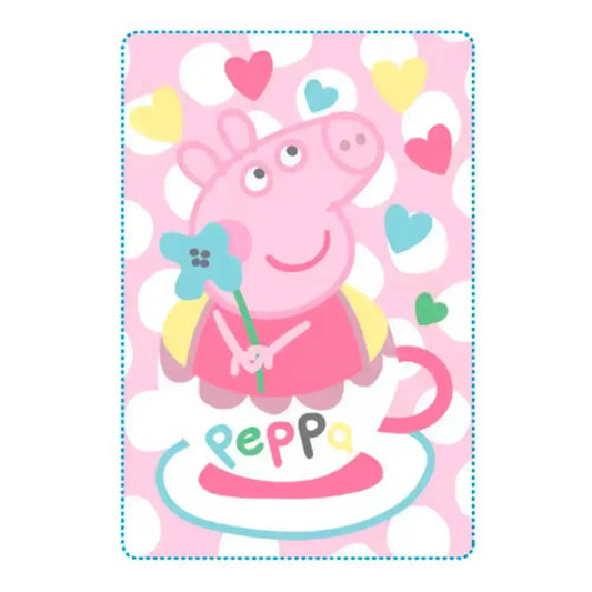 Manta polar PEPPA PIG 100x150cm