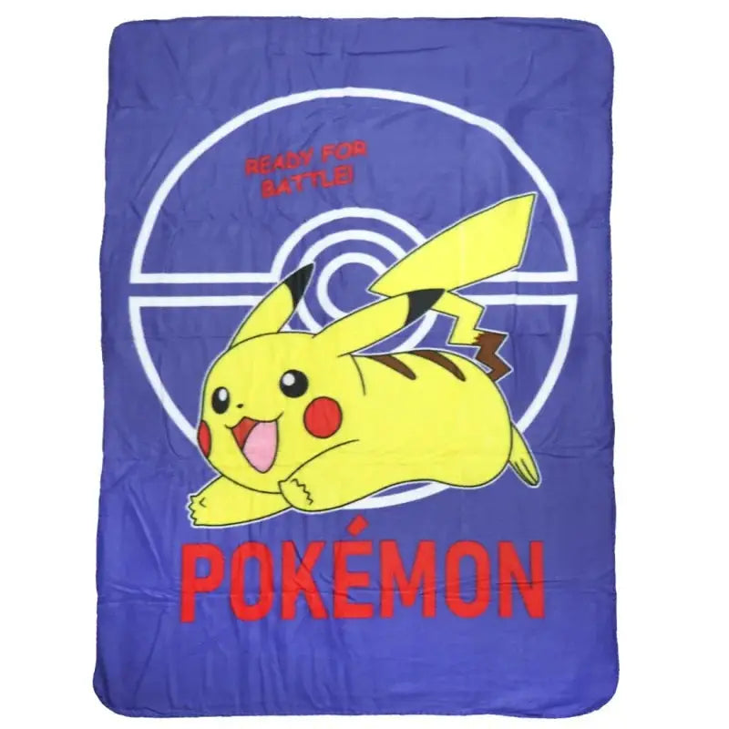 Manta polar Pikachu para niños – Suave y cálida 140x100 cm Regalo original Pokémon