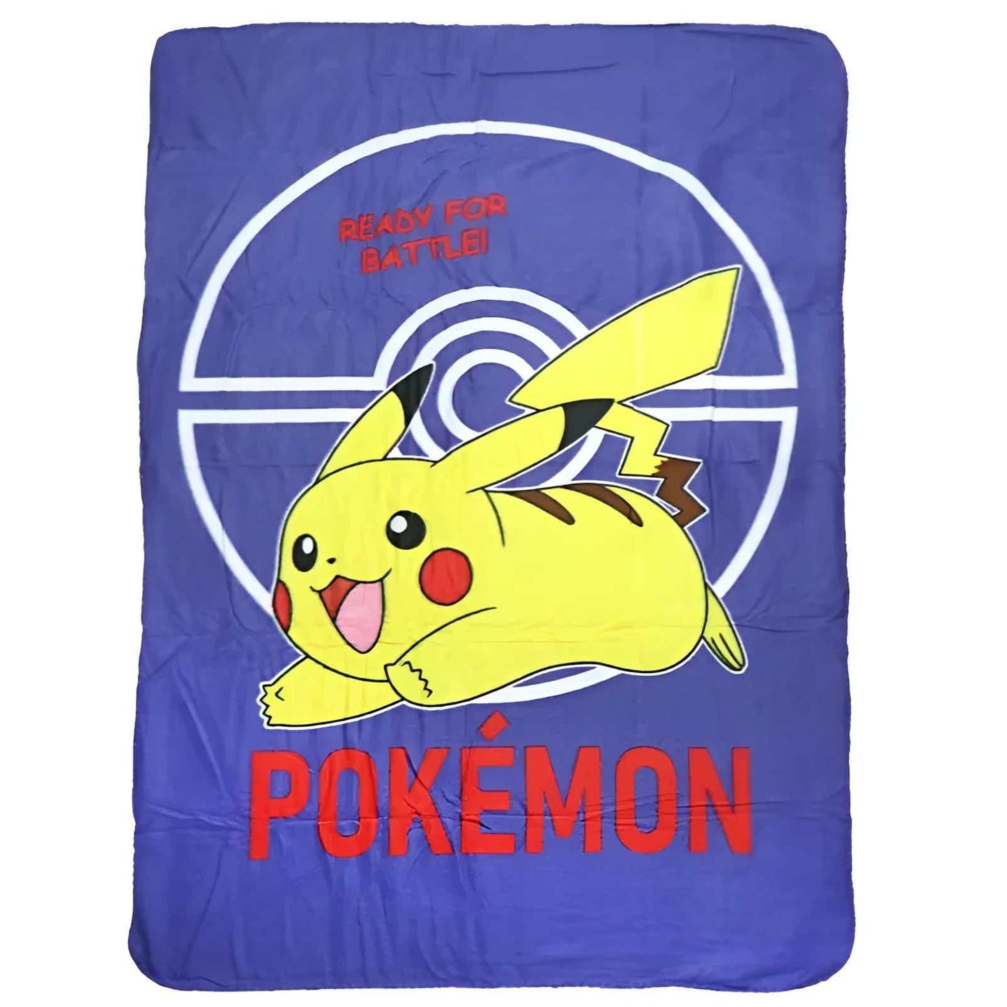 Manta polar Pikachu suave y cálida para niños