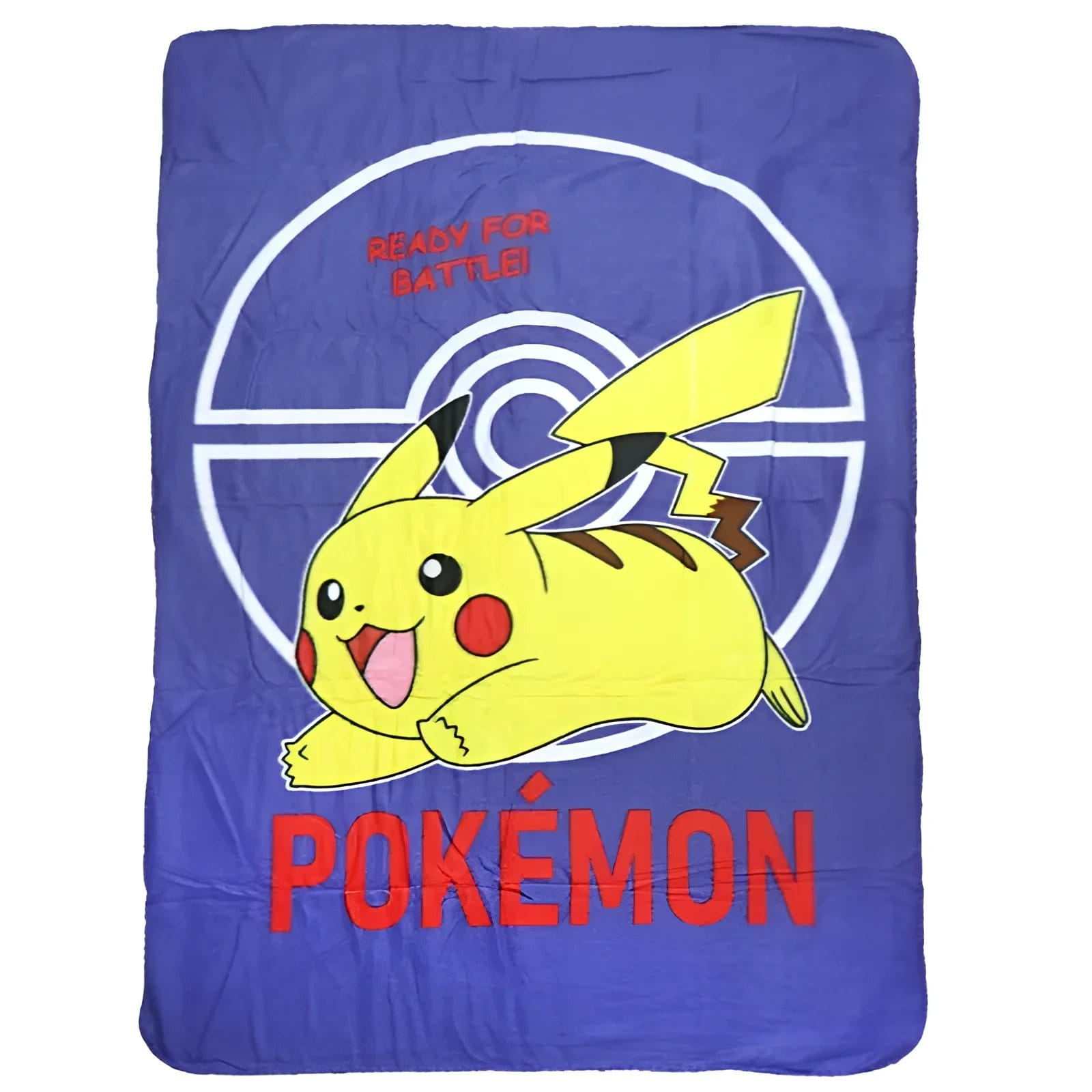 Manta polar Pikachu suave y cálida para niños