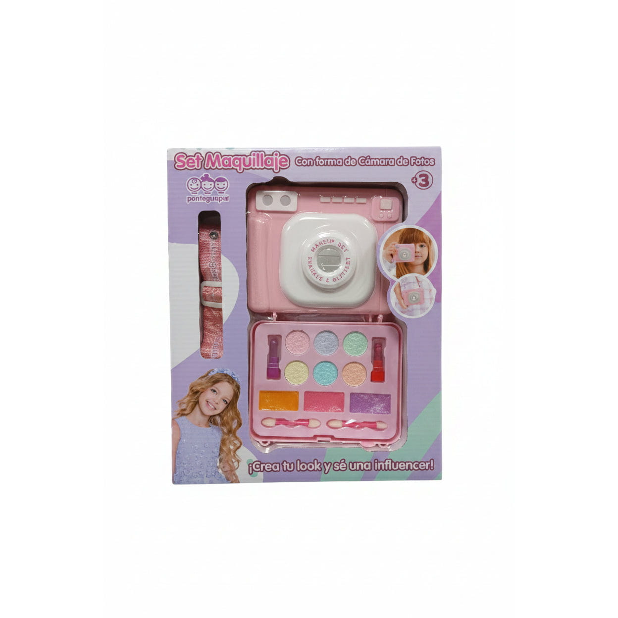 Maquillaje en forma de cámara fotos - maletin