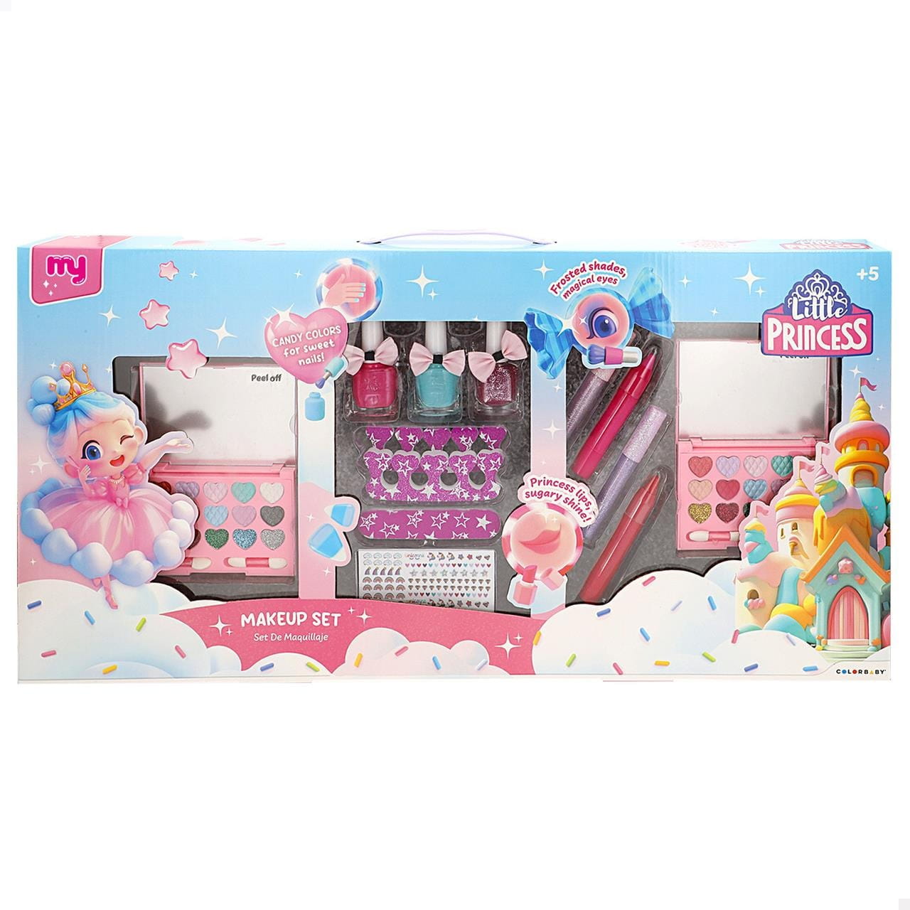 Mega set maquillaje con accesorios de belleza - Juguete