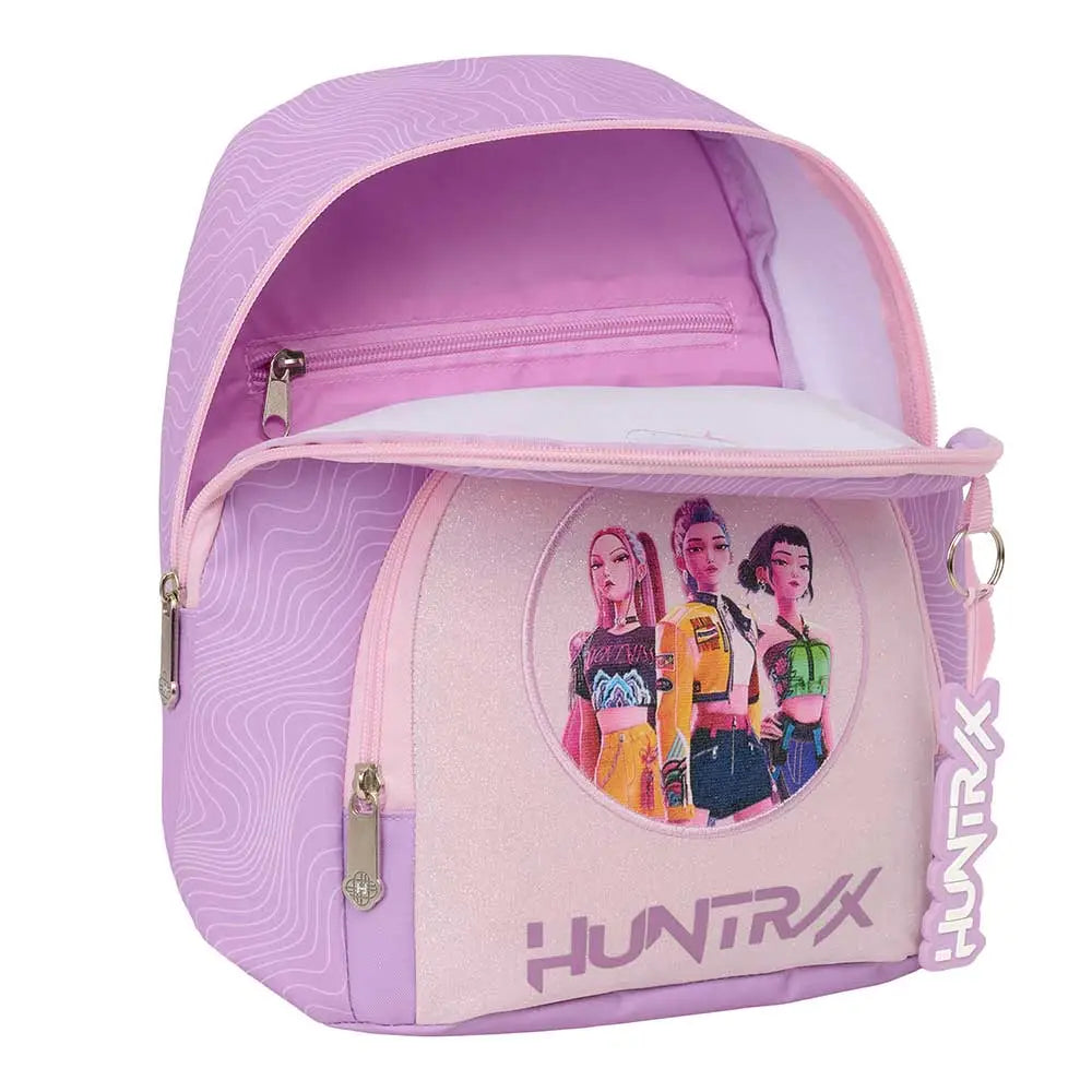 Mini mochila K-POP Demon Hunters - Huntrix ’Iconic’ lila 25x13x30cm - Mochila